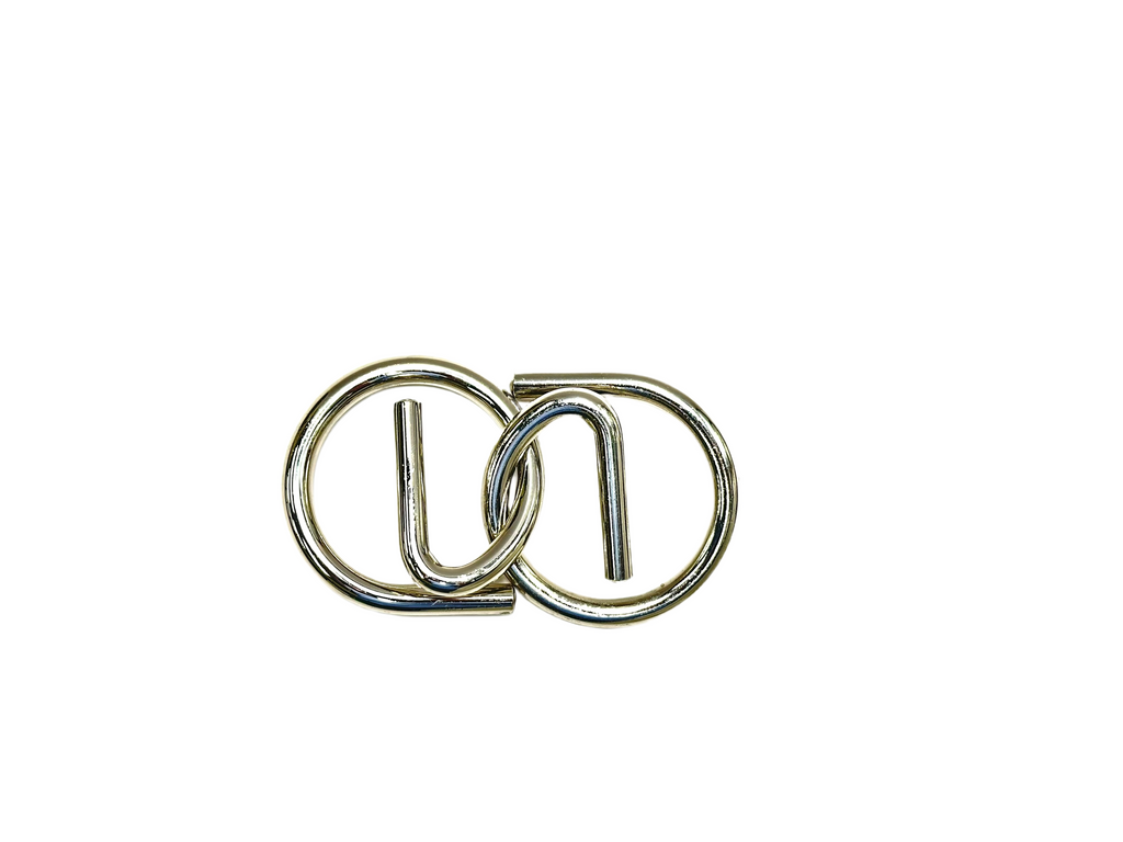 Large Metal Untangling Puzzles – Two-Piece Designs