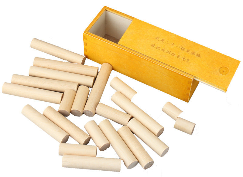 21 Flexible Rods Wooden Puzzle