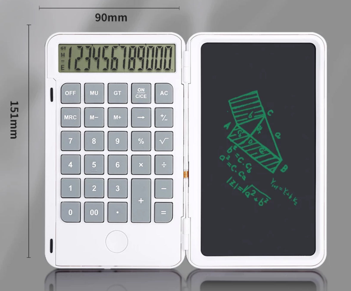 Smart Calculator - with foldable writing pad