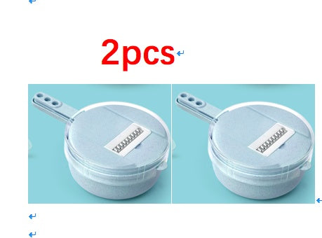 قطاعة ماندولين 8 في 1، قطاعة خضار، مقشرة بطاطس، جزر، مبشرة بصل مع مصفاة، قطاعة خضار، ملحقات المطبخ