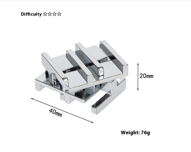 Educational Unlock Toys Puzzle, Full Set Chinese Puzzle