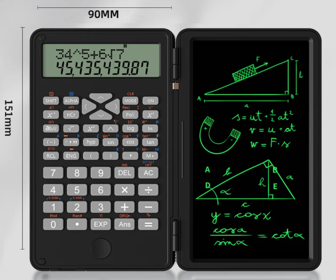 Smart Calculator - with foldable writing pad