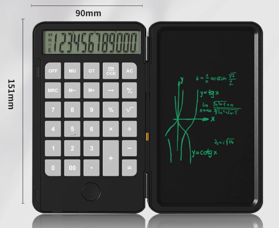 Smart Calculator - with foldable writing pad