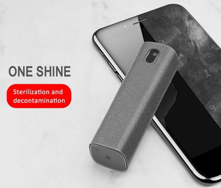 2 In 1 Phone Computer Screen Cleaner Kit Microfiber Cloth