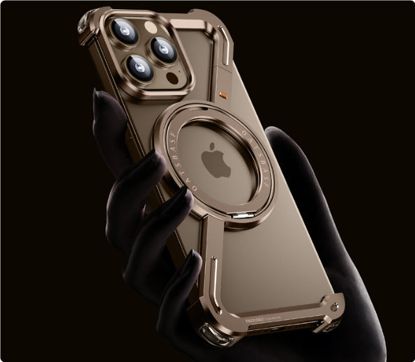 حامل مغناطيسي معدني مجوف لتبديد الحرارة بدون وصلات