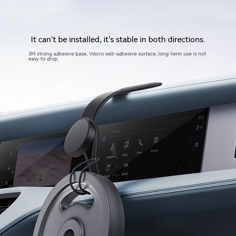 Magnetic Bendable Car Mobile Phone Holder With Wireless Charger