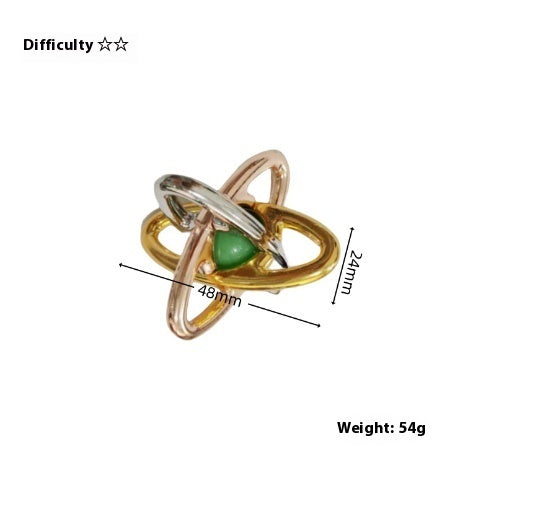 Educational Unlock Toys Puzzle, Full Set Chinese Puzzle