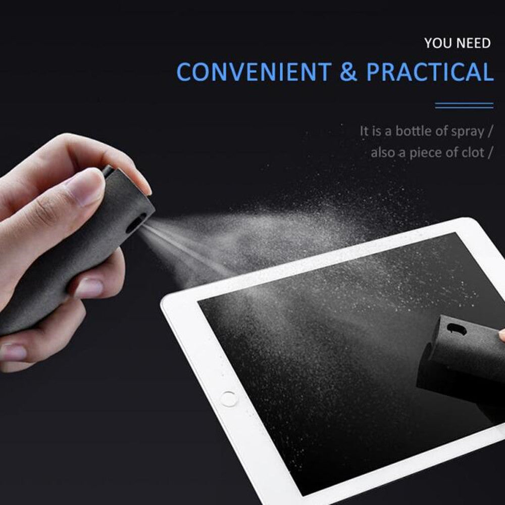 2 In 1 Phone Computer Screen Cleaner Kit Microfiber Cloth