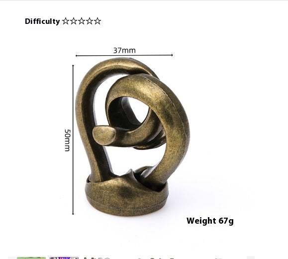 Educational Unlock Toys Puzzle, Full Set Chinese Puzzle