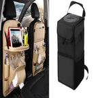 PU Leather Car Storage Bag Multifunction Seat Back Hanging Bag