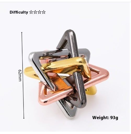 Educational Unlock Toys Puzzle, Full Set Chinese Puzzle