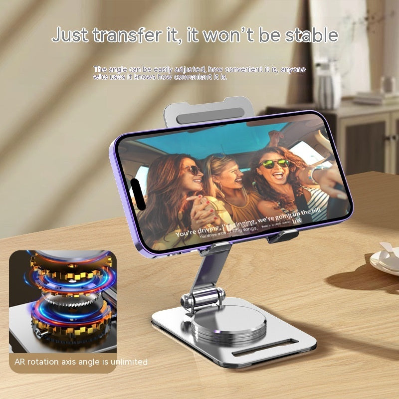360 Degrees Rotate Metal Desk Mobile Phone Stand