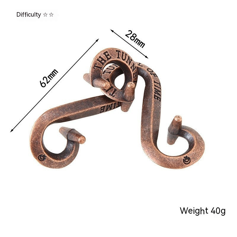 Educational Unlock Toys Puzzle, Full Set Chinese Puzzle