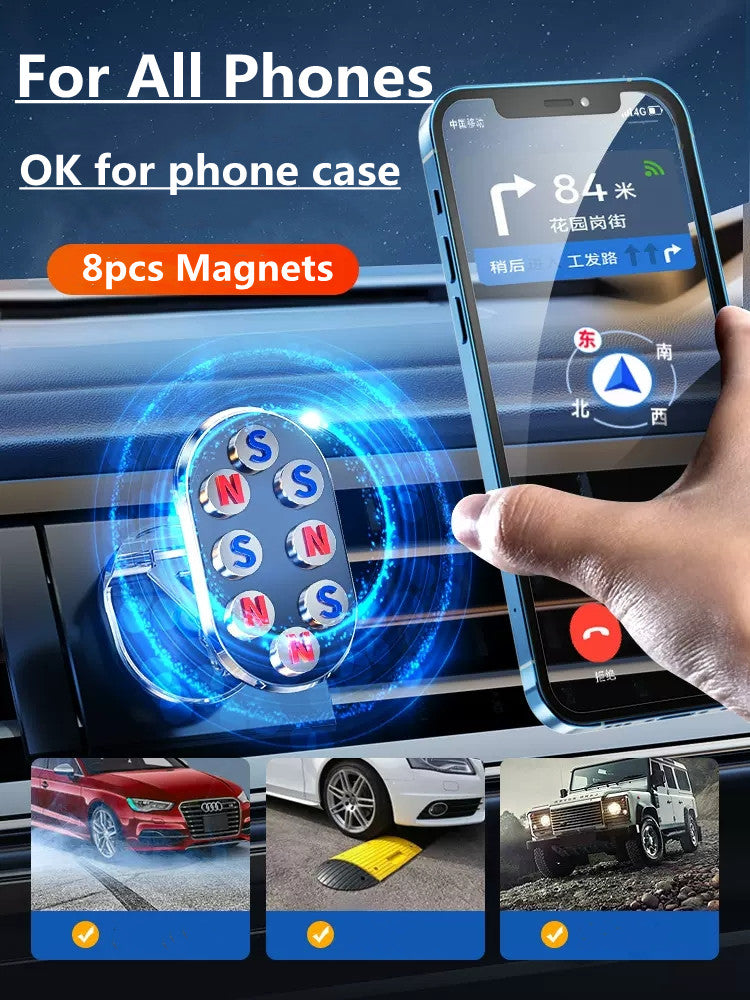 Rotate Metal Magnetic Car Phone Holder