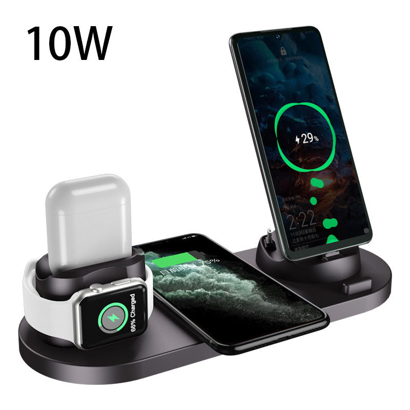 Wireless Charger  6 In 1 Charging Dock Station
