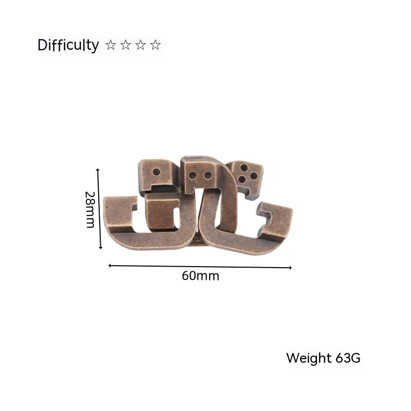 Educational Unlock Toys Puzzle, Full Set Chinese Puzzle