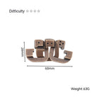 Educational Unlock Toys Puzzle, Full Set Chinese Puzzle