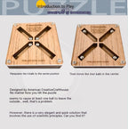 Crossroad Super Difficult High IQ Brainy Wooden Student Children Educational Toys