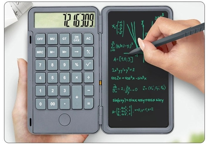 Smart Calculator - with foldable writing pad