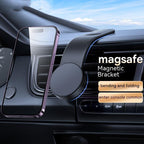 Magnetic Bendable Car Mobile Phone Holder With Wireless Charger