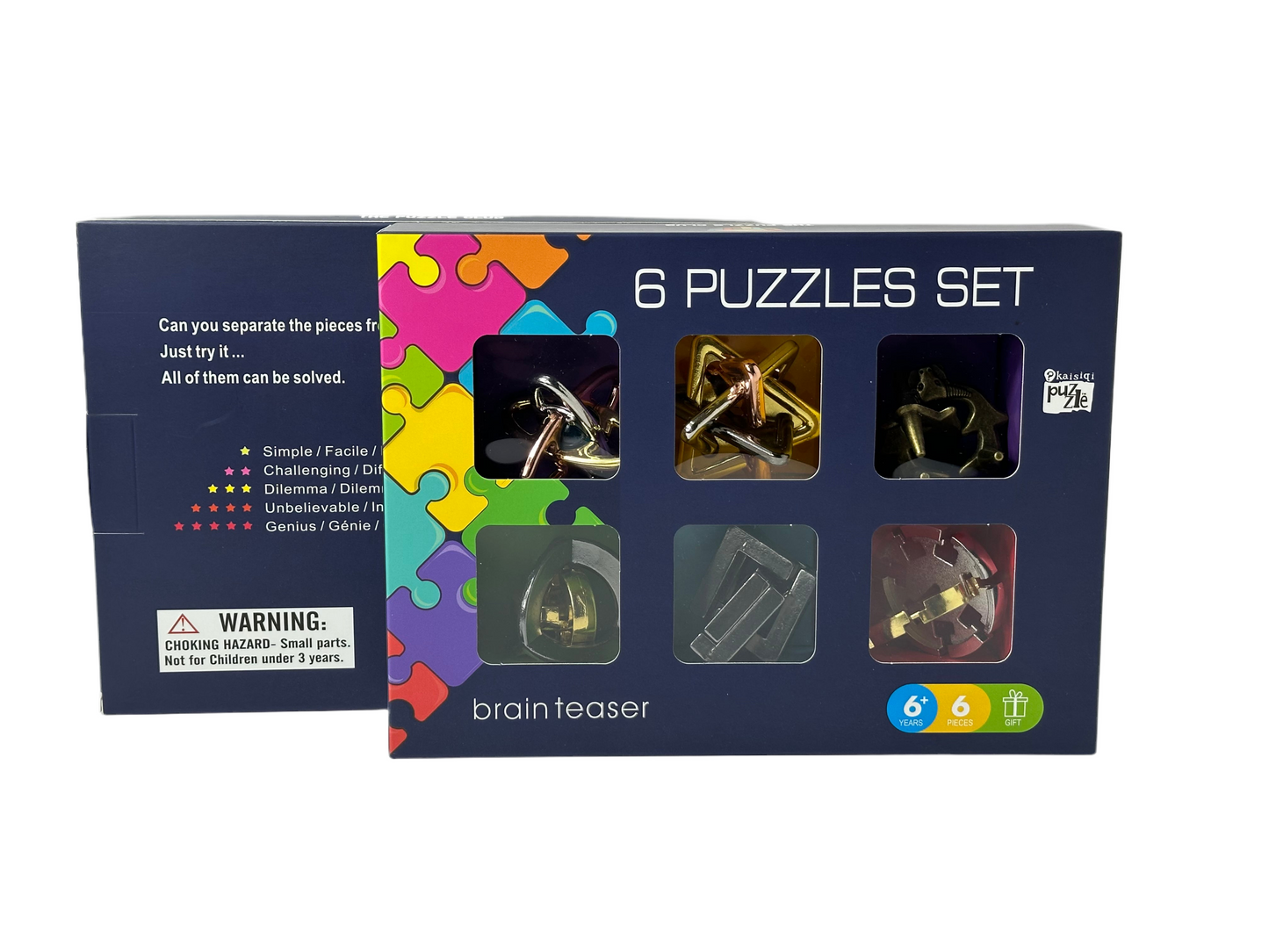 Large Size 6 pcs puzzle set!