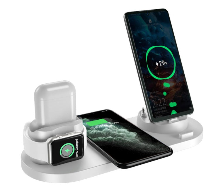 Wireless Charger  6 In 1 Charging Dock Station