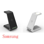 3 In 1 Fast Charging Station Wireless Charger Stand