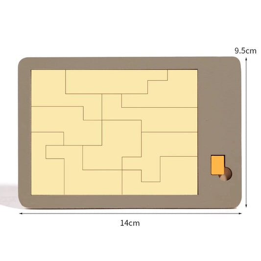 Tetris style Fit the shape puzzle IQ Game