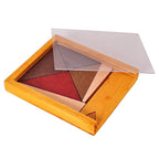 Wooden Shape Fit Puzzle – Educational Toy for Learning Shapes and Coordination