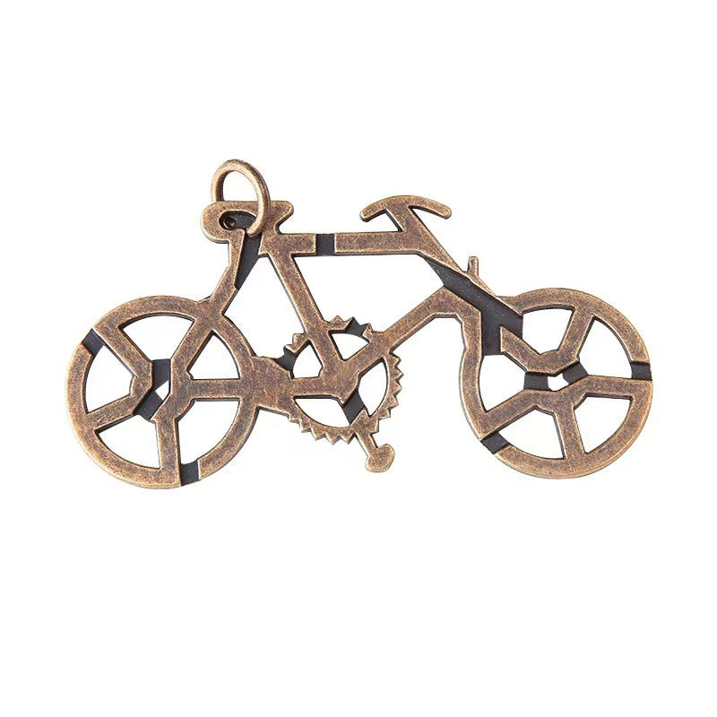 Classic Metal Wire Puzzles – Assorted Designs