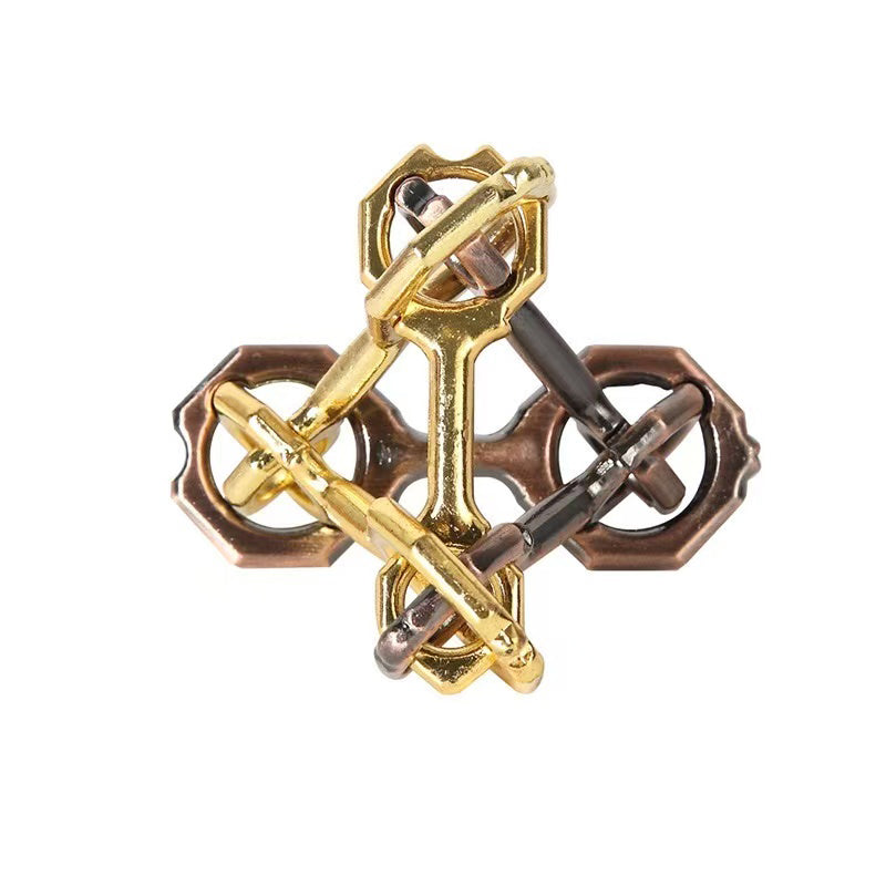 Classic Metal Wire Puzzles – Assorted Designs