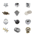 Metal Brain Teaser Puzzles – Multiple Designs to Choose From