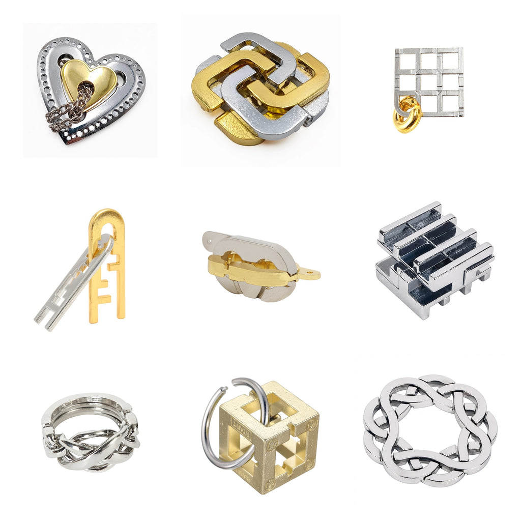 Metal Brain Teaser Toys – Different Styles Available