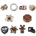 Metal Disentanglement Puzzles – Multiple Designs to Choose