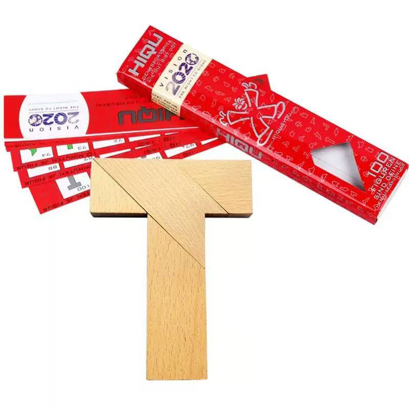 The T Puzzle ( 100 Shapes in 1 ) Make the Shape Puzzle