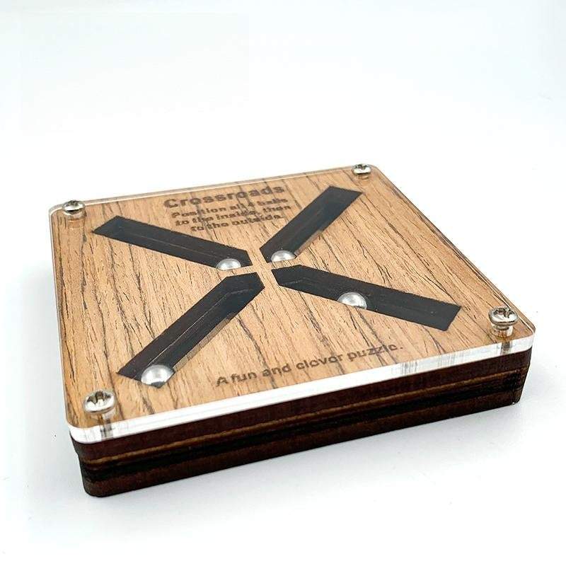 Crossroad Super Difficult High IQ Brainy Wooden Student Children Educational Toys