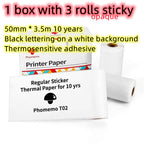 Portable Mini Thermal Label Printer Home Photo Printer