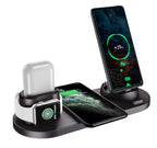 Wireless Charger  6 In 1 Charging Dock Station