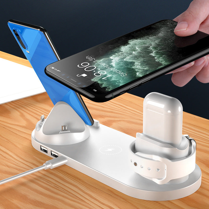 Wireless Charger  6 In 1 Charging Dock Station