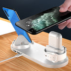 Wireless Charger  6 In 1 Charging Dock Station
