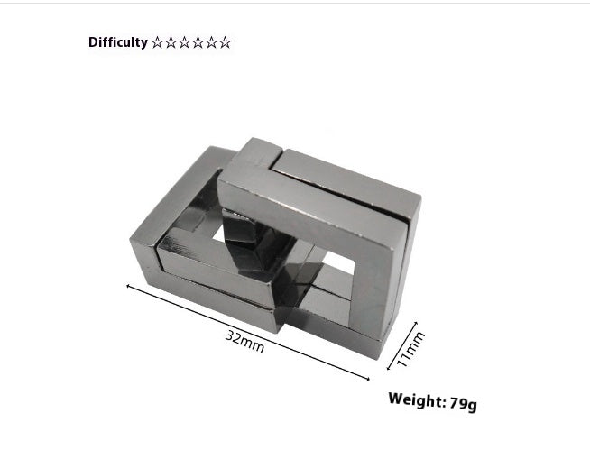 Educational Unlock Toys Puzzle, Full Set Chinese Puzzle