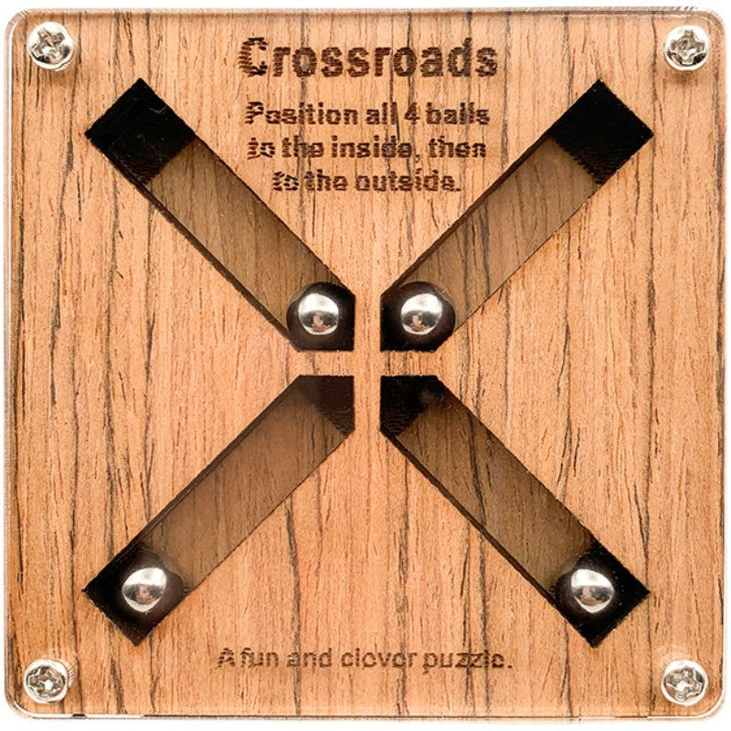 Crossroad Super Difficult High IQ Brainy Wooden Student Children Educational Toys