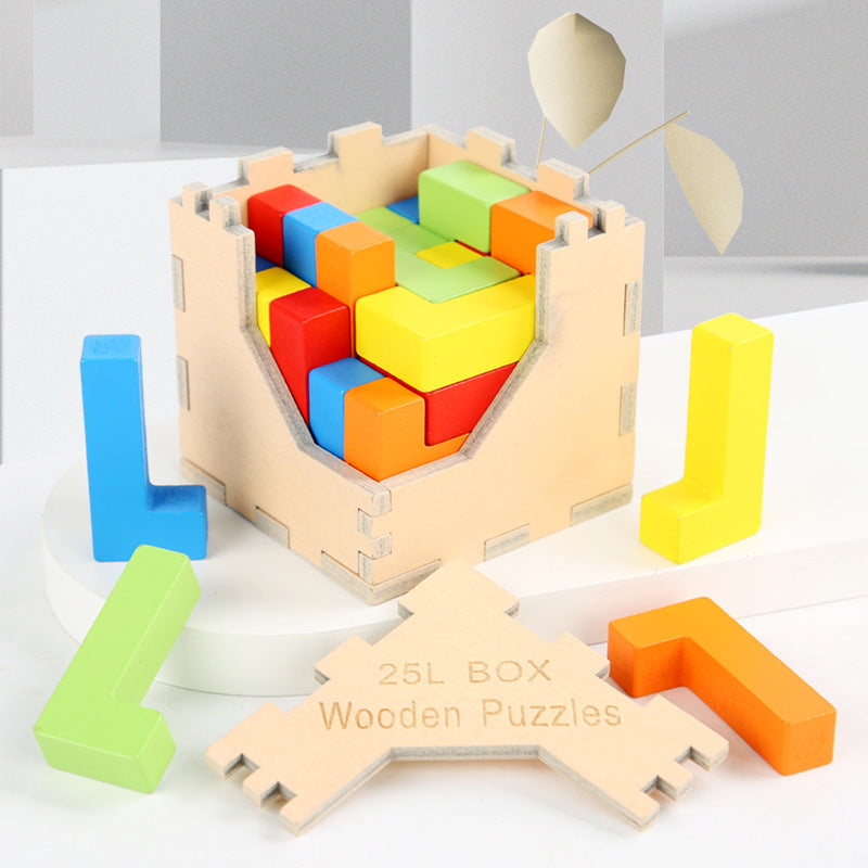 Children's Intelligence Cube Building Blocks Puzzle Decompression Toy