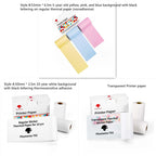 Portable Mini Thermal Label Printer Home Photo Printer