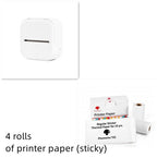 Portable Mini Thermal Label Printer Home Photo Printer