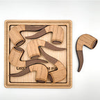 Crossroad Super Difficult High IQ Brainy Wooden Student Children Educational Toys