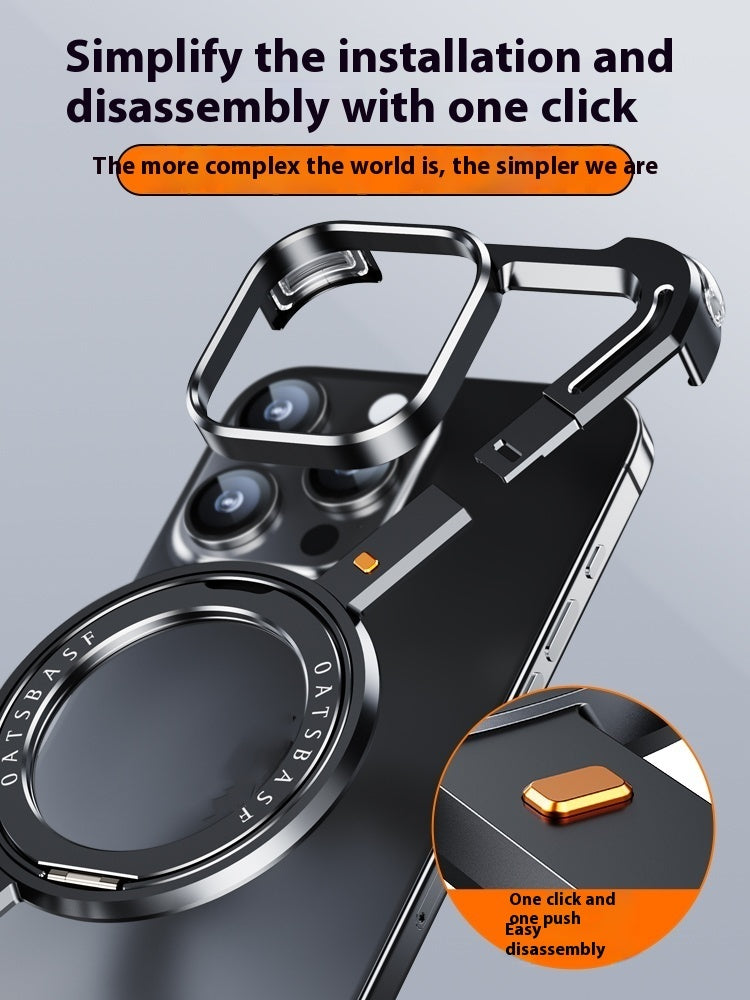 حامل مغناطيسي معدني مجوف لتبديد الحرارة بدون وصلات