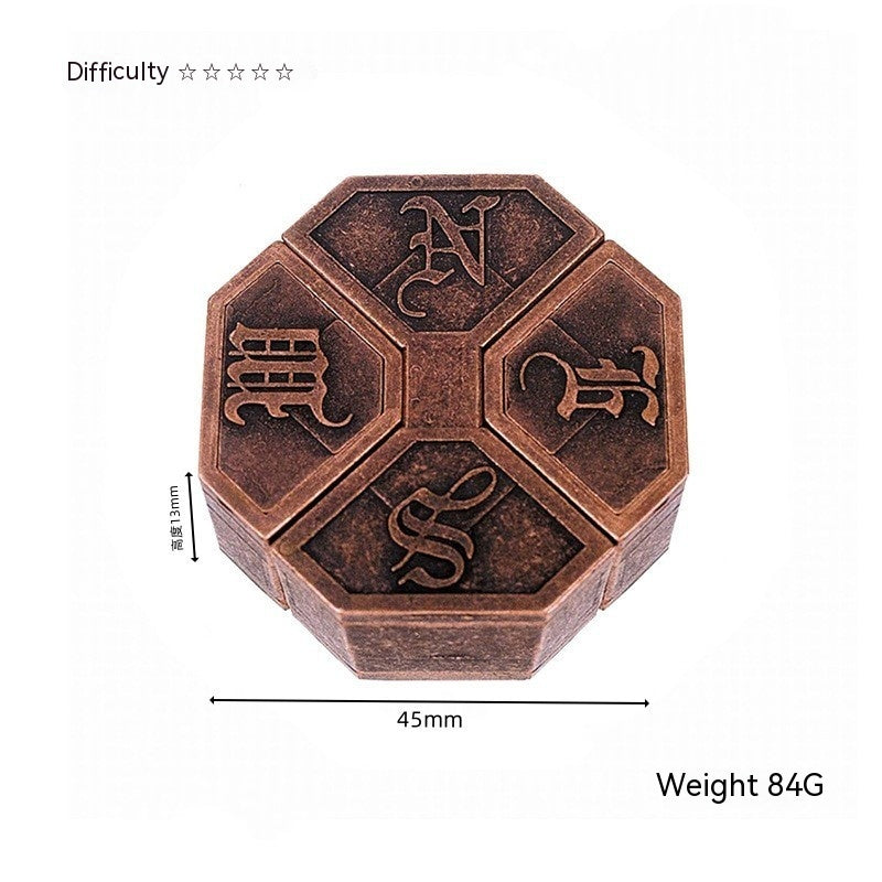 Educational Unlock Toys Puzzle, Full Set Chinese Puzzle