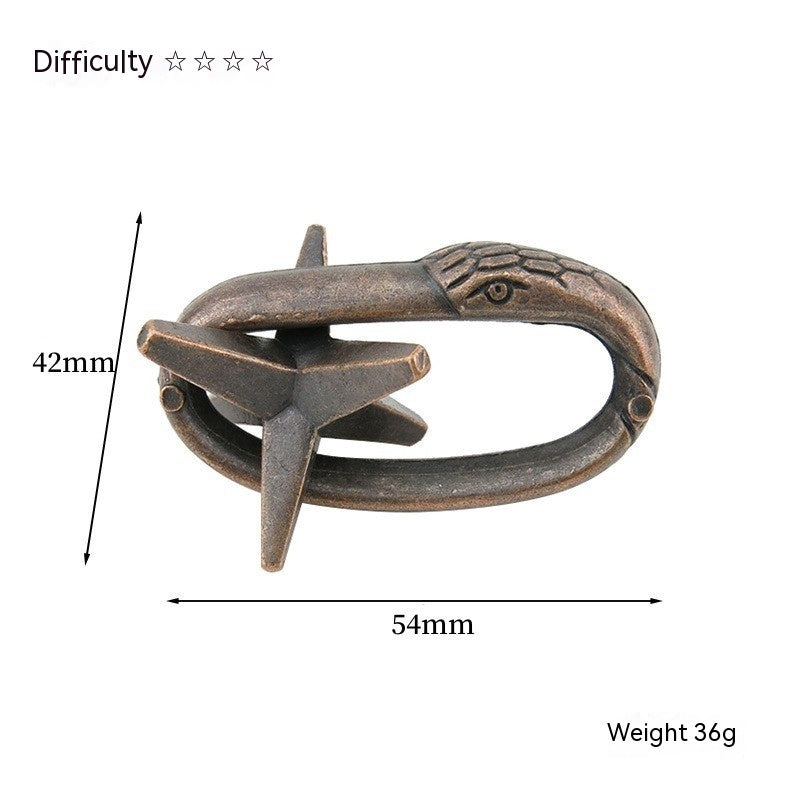 Educational Unlock Toys Puzzle, Full Set Chinese Puzzle